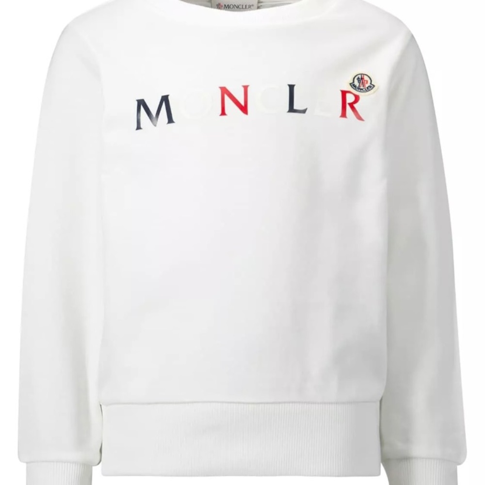 Moncler enfant sweatshirt white